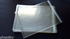 50- 8 3/4 x 11 1/4 Clear Resealable Poly Cello Cellophane Bags 8.5×11 Prints