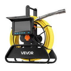 VEVOR Sewer Camera 98ft Drain Inspection, 4.3″ HD Screen (Without self-leveling)