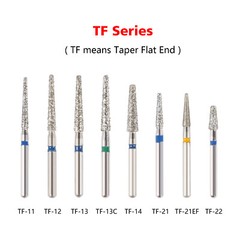 5Pcs/pack Dental Fresas diamante Bur Fit High Speed Handpiece Friction Grip OR