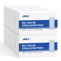 JMU Self Sealing Sterilization Pouches w/ Indicator Autoclave Sterilizer Multi