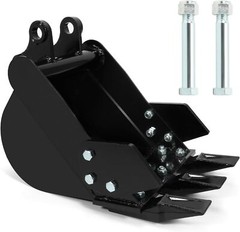 12 in 300mm Narrow Bucket For 0.8-1.8 Tons Mini Excavator Attachments