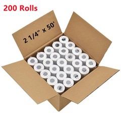 10-200Rolls 2 1/4″ x 50 Thermal Receipt Cash Register Credit Card Paper BPA Free