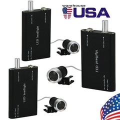 Rechargeable LED Head Light for Dental Surgery 30000 Lux Lightweight Portable