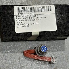 US Military Radio Connector Plug Male Connection U-283/u 6-Pin SINGARS U-229 NOS