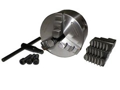 Z LIVE CENTER 4″ 3 Jaw Lathe Chuck MT2 Shank (ROTATING Triple Ball Bearing)