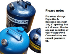 2pk 1-1/2″ Vented Metal Gas Can Cap w/ Cardboard Liner Eagle Briggs Stratton Lid