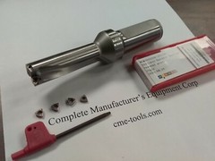 U drill 13/16″x2-1/2″x5-1/2″, 1″ shk, index, Extra 10pcs WCMX03 inserts UD-1316