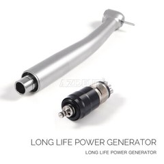 Dental LED E-generator High Speed Optic Handpiece with Quick Coupler 4Holes