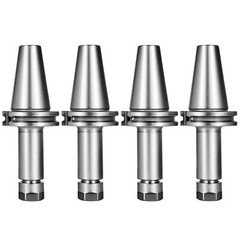VEVOR 4pcs CAT40 ER16 4″ Collet Chuck G2.5 100mm Tool Holder Balanced 20000RPM