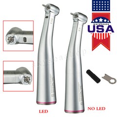 Dental 1:5 Increasing Contra Angle Optic LED Handpiece Fit NSK Electric Motor cw