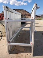 ALL ALUMINUM TRENCH BOX (Certified) 6’Hx10’Lx3′ 4″ W approx weight 650lbs