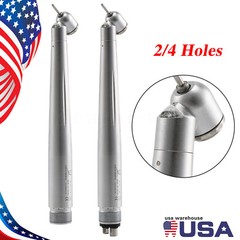 Dental NSK style LED 45° Degree Fiber Optic High Speed Handpiece E-generator 2/4