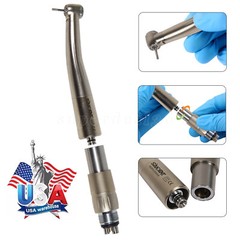 SANDENT Dental Fiber Optic LED High Speed Handpiece fit w/ NSK 6 Hole Coupler ty