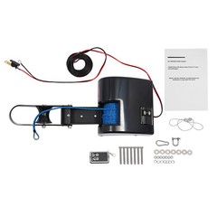 15.88kg Electric Anchor Winch with Roller & Remote Control for Boat Marine Winch