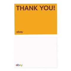 NEW Thank You Cards – Red, Blue, Green and Yellow