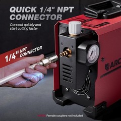 Professional-Grade Plasma Cutter: 1/2 Inch Clean Cuts & Smart Cooling System
