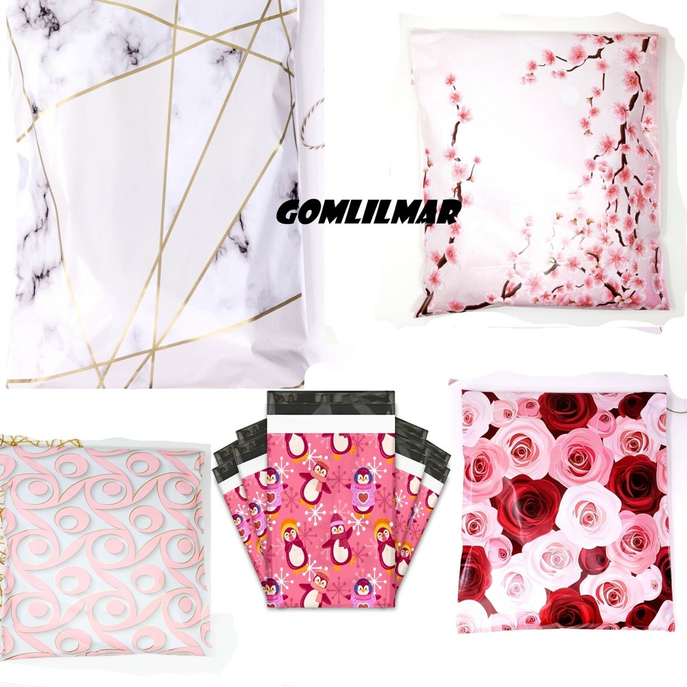 ANY Color Designer Printed Poly Mailers 10X13 Shipping Envelopes Bags envelopes