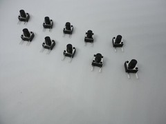 10 Pcs Pack Lot 6x6x7mm Momentary Push Micro Button Tactile Switch Side 2 Pins