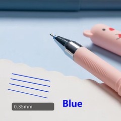 Erasable Gel Pens Fine Point 0.5mm Blue Inks 12 Pack Cute Cartoon Make Mistak…