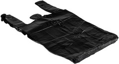 Plain T Shirt Bags 1/6 Large 21×6.5×11.5 Plastic Grocery Carryout 0.51 Mil