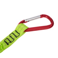 Climbing Lanyard Steel Wire Core Flipline Kit Outdoor Safety Rope 5/8in*12ft