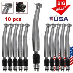 10 NSK Style Dental High Speed Handpiece Air Turbine Standard Coupler Swivel 4H
