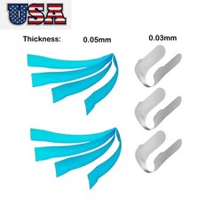 Dental Contoured Anterior Matrix Bands Restoration Polyester Matrices Blue Strip