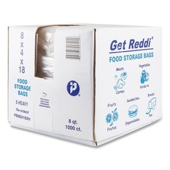 Inteplast Group PB080418XH 8-qt. 1.2 mil Food & Utility Bags – CL(1000/CT) New