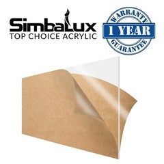 Clear Cast Plexiglass Acrylic Sheet 6×12 Multipurpose High-Clarity DIY Pack of 2