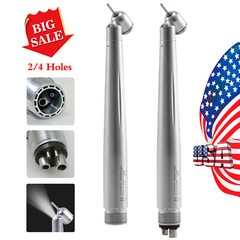 NSK Style Turbina Dental Handpiece High Speed PANA-MAX Turbine 45° LED 4/2Hole