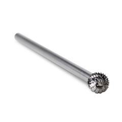 BHA Long Tungsten Carbide Burr Rotary File, Double Cut – 6 inch x 1/4 inch Shank