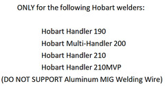 MIG WELDING GUN &TORCH 15′ 200A replacement HOBART Handler 210, Handler 210MVP