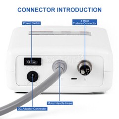 Dental LED Brushless Electric micro motor / Fiber Optic Contra Angle Handpiece