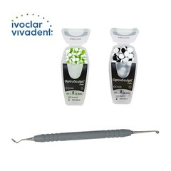 1set Dental Composite Resin Fill Handle Spatula Foam Veneer OptraSculpt Pads Kit