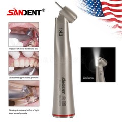 Dental 1:4.2 Contra Angle Surgical Electric Handpiece 45° 45 Degree LED NSK TYPE